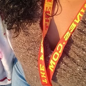 It's a cropped sweater it's a fall like brown it's a medium